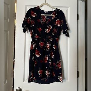 Floral mini dress